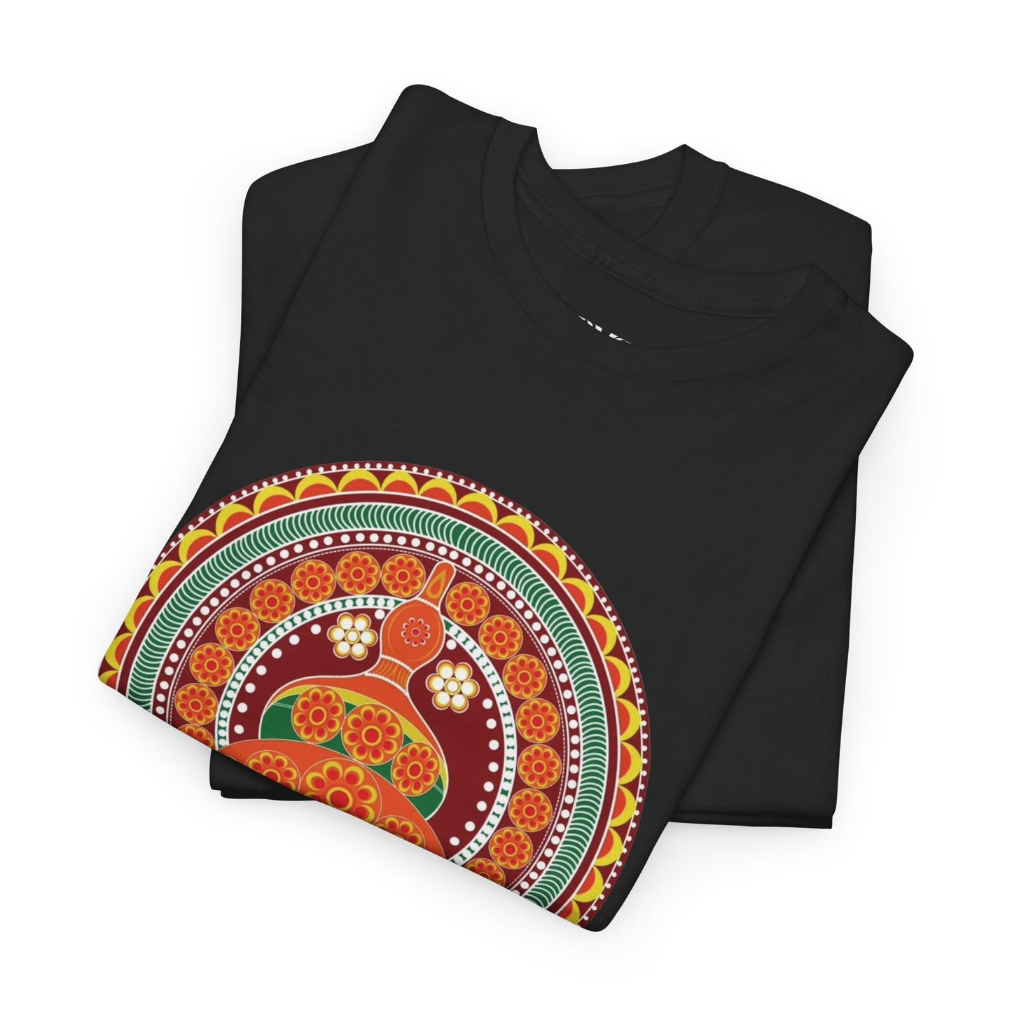 Exclusive Kathakali Face Art Unisex Black T-Shirt – Premium Cultural Print